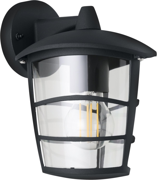 Eglo 93098 Aussenleuchte ALORIA schwarz, E27 max. 1X40W L:17cm H:22,5cm