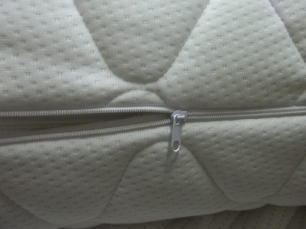 Bazyl Matratzenbezug mit Reißverschluss, versteppt, 90x200 cm, 25,0 cm