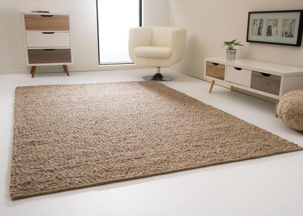 Handweb Teppich Lech, Farbe: natur, Größe: 250x350 cm Bild 1