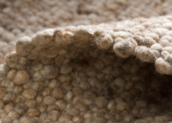 Handweb Teppich Lech, Farbe: natur, Größe: 250x350 cm Bild 4