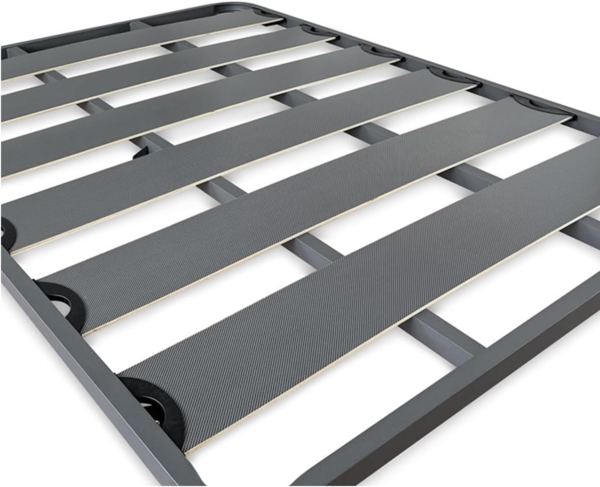 Homey Verstärkter Lattenrost mit breiten Lamellen, geräuschhemmend, Struktur 40x30 mm, ohne Beine, stark und robust, 150x200 cm Bild 4