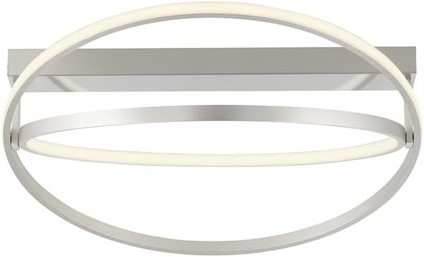 Paul Neuhaus 6739-55 Q-BELUGA LED Deckenleuchte stahlfarben Smart Home