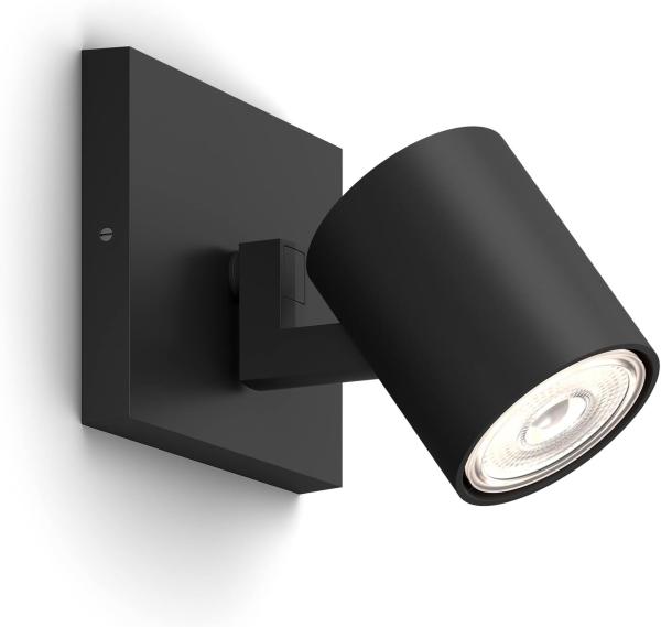 Philips myLiving Spot Runner 1flg. 1x20W schwarz exkl. LM