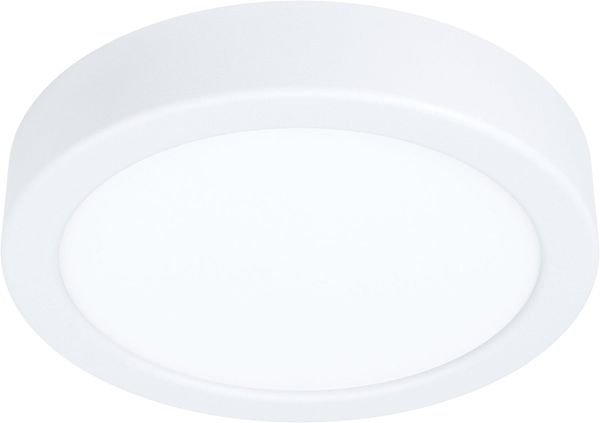 Eglo 75742 BEST CHOICE Aufbauleuchte IDUN Stahl weiss LED 9,5W 4000K H:3cm Ø17cm