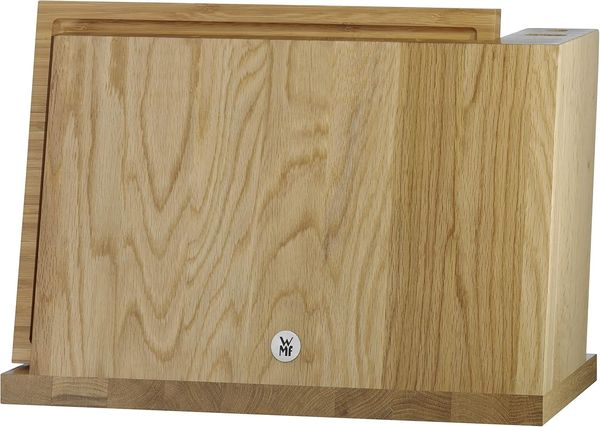 Magnet-Messerblock aus Bambus – offenes Magnetsystem mit Schneidebrett