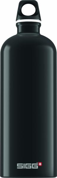 SIGG 1. 0 L Traveller 1000 ml Schwarz Schraubdeckel Kunststoff Aluminium 257 mm