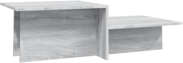 vidaXL Couchtisch Grau Sonoma 111,5 x 50 x 33 cm Holzwerkstoff