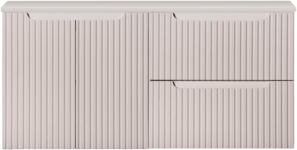 Lomadox Waschbeckenschrank NEWPORT-56-CASHMERE Waschtischunterschrank 120cm, kaschmir