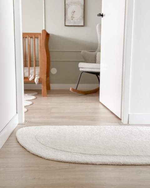 Teppich Viskose hellbeige 80 x 250 cm Kurzflor BERANI Bild 9