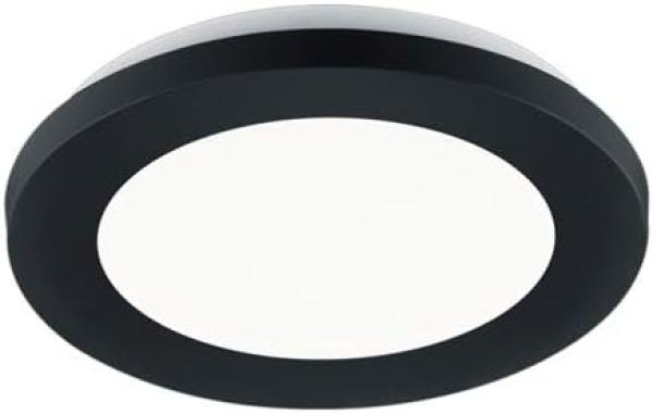 LED Deckenleuchte CAMILLUS, Schwarz Matt, Durchmesser 17cm