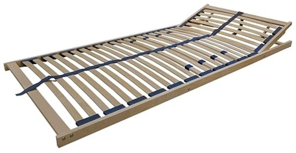Erst-Holz 70.32-08-190 FV Federholzrahmen Lattenrost 80x190 cm Kopfteil verstellbar