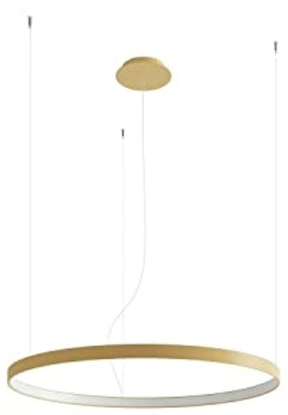SOLLUX TH. 181 Kronleuchter RIO LED 50W Aluminium gold L:78cm B:78cm H:150cm 4000K