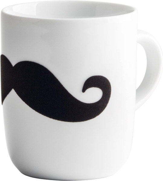 Becher 0,35 l touch! Pronto Statement Mugs touch! Schwarz Moustache Kahla Becher - Mikrowelle geeignet, Spülmaschinenfest Bild 2