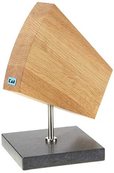 KAI Messerblock, Granit/Eiche, drehbar DM-0794SB