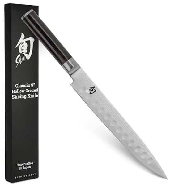 KAI Schinkenmesser mit Kullenschliff 9" (23,0 cm) Shun Classic DM-0720