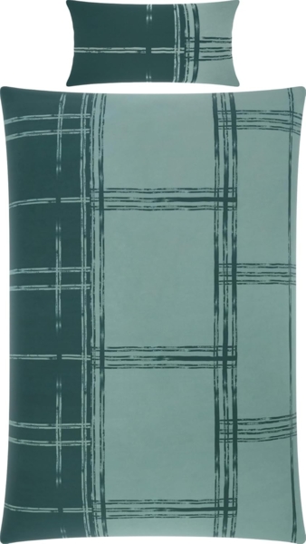 REDBEST Bettwäsche Bettwäsche, Mako-Satin, 2 teilig, Satin Streifen