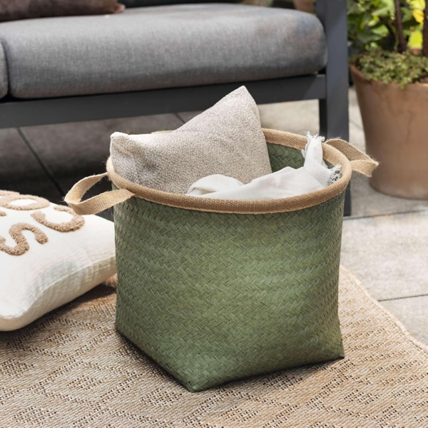 Füllkorb Juterand Box Aufbewahrungskorb Schale Korb Aufbewahrung Flechtkorb Bild 1