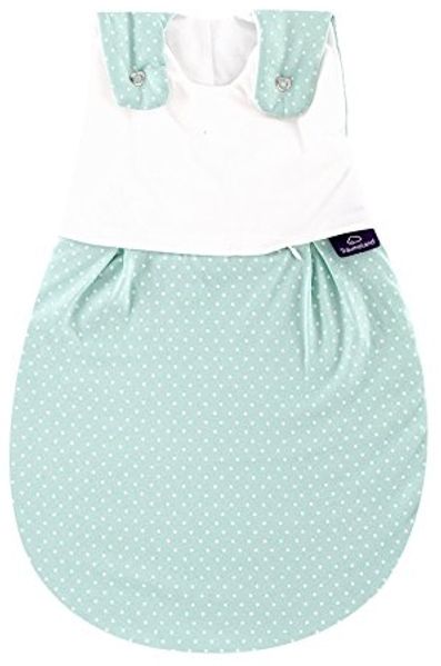 Träumeland Außenschlafsack LIEBMICH Pünktchen mint, Größe 68/74