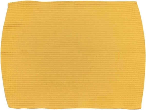 HOBEA-Germany Baby-Lagerungsbezug für Stillkissen XXL Lagerungskissen Schwangerschaftskissen Seitenschläferkissen groß (Waffelmuster senfgelb, Lagerungsbezug)