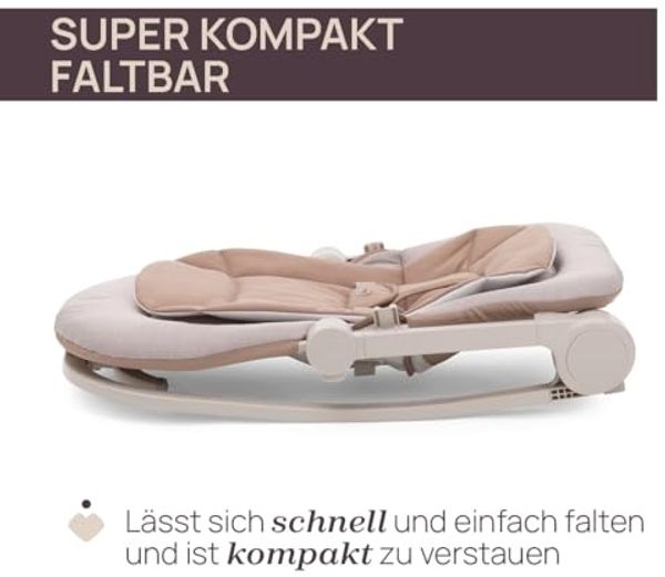Chicco Wippe Magia 2-in-1: Babywippe und erster Sitz bis 18 kg, Spielbügel mit Holzelementen, Mini-Sitzverkleinerer inklusive, Schaukel- oder feste Position und verstellbare Rückenlehne Bild 4