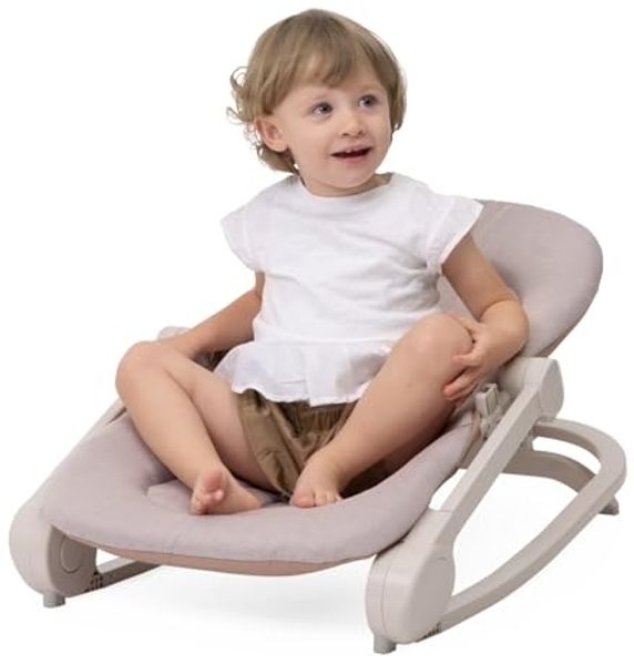 Chicco Wippe Magia 2-in-1: Babywippe und erster Sitz bis 18 kg, Spielbügel mit Holzelementen, Mini-Sitzverkleinerer inklusive, Schaukel- oder feste Position und verstellbare Rückenlehne Bild 6