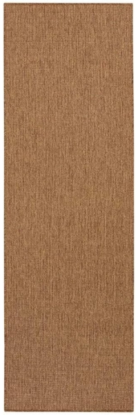 Flachgewebe Läufer Nature Naturbraun in Sisaloptik - 80x250x0,5cm