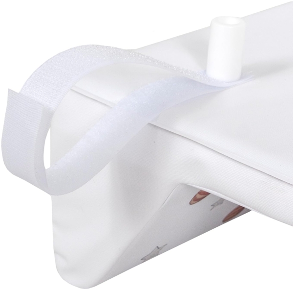 Ceba Baby® Wickelauflage Wickelunterlage - 2 Keil Wickelmulde fürs Babybett 70x50 cm - Wickeltischauflage mit OEKO-TEX® Standard 100 - Made in EU - Wasserdicht und Abwaschbar - Pilotenbär Bild 4