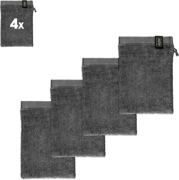 SCHÖNER WOHNEN-Kollektion Waschhandschuh Sense, (Packung, 4-St)