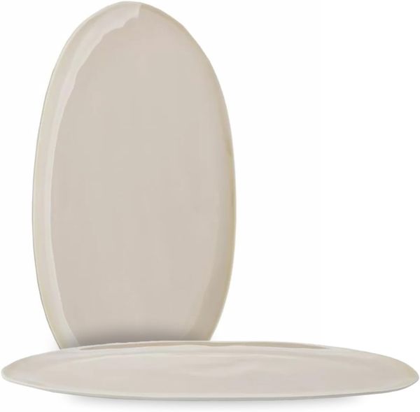 Verlo ETER Ovaler Teller 43x22 5 cm beige