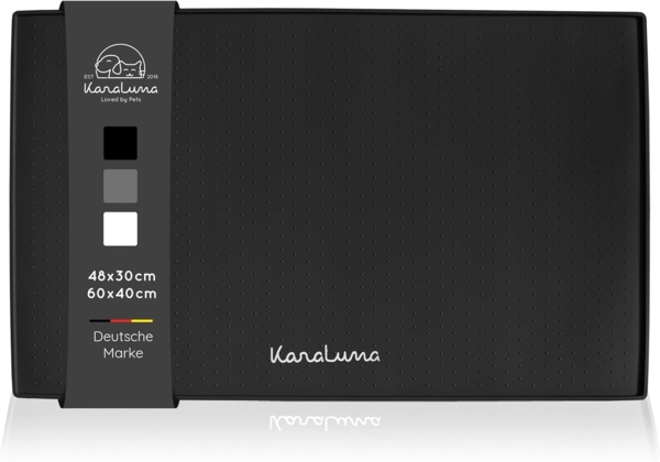 KaraLuna Futternapf Napfunterlage aus Silikon I Futtermatte Hundenapf Unterlage Katzennapf, Silikon-Napfunterlage