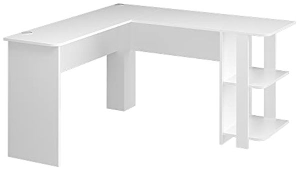 Eckschreibtisch Nikita Weiß 140 x 140 cm Vicco