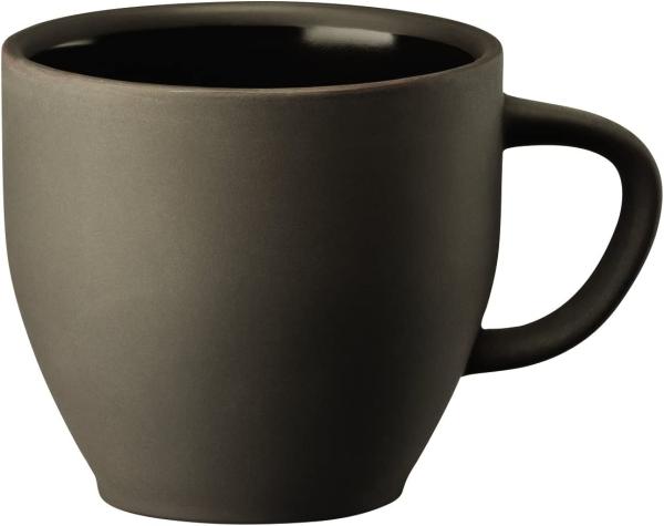 Kaffee-Obertasse Junto Slate Grey Rosenthal Kaffeetasse - Mikrowelle geeignet, Spülmaschinenfest