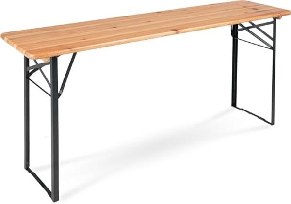 Stagecaptain Bierzeltgarnitur BBT-170 Hirschgarten Bierzelttisch 170 cm Natur 2x Set, (2-tlg), Bayerisches Flair zum Spartarif!