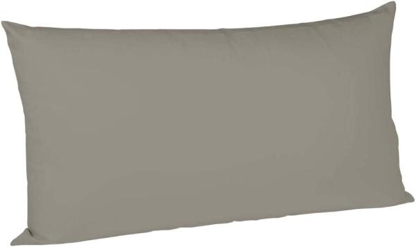 Fleuresse Mako-Satin-Kissenbezug uni colours grau 9021 40 x 80 cm