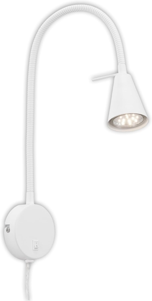 Briloner LED Wandleuchte Tusa weiß 5W, warmweiß