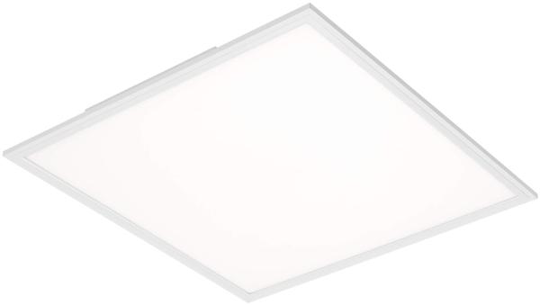 Briloner Leuchten Deckenleuchte-Panel, LED, Wohnzimmer-Lampe, Deckenlampe, Deckenstrahler, 38W, quadratisch, weiß, 59. 5 cm, 59. 5 x 59. 5 cm