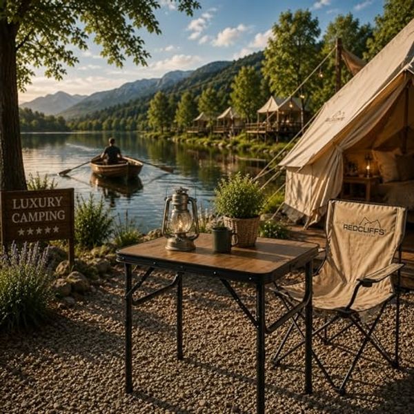 Campingtisch Outdoortisch Gartentisch klappbar Alu 60 x 45 x 26/56cm