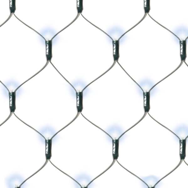 Nipach LED-Lichterkette BA11749 LED Lichternetz 100er kaltweiß 1,5x1,5m