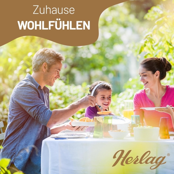 Herlag Hochlehnerauflage Valeria Gartenstuhlauflage für Hochlehner 123x50x7,5cm Muster, Gartenmöbelauflage Design-Edition Bild 4