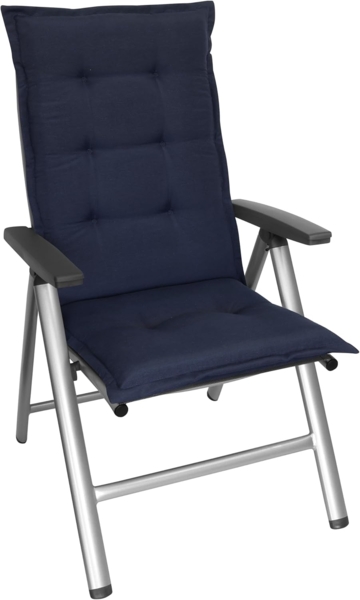 Herlag Hochlehnerauflage Valeria Gartenstuhlauflage für Hochlehner 123x50x7,5cm Muster, Gartenmöbelauflage Design-Edition Bild 6