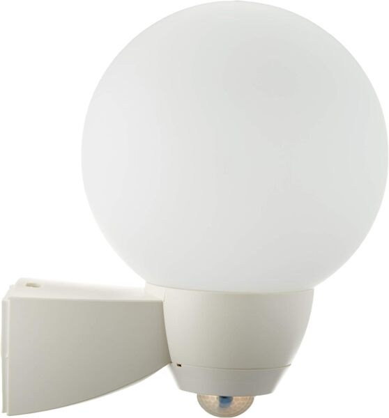 Außenwandleuchte, AL P Garda 130, 1 x E27/100W, mit IR-Sensor weiß
