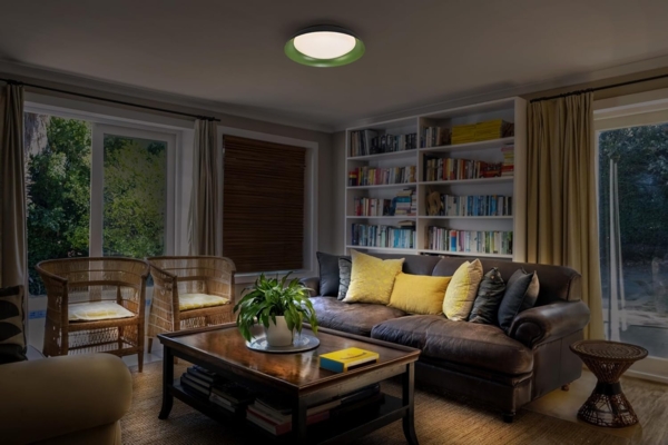 LEDVANCE Orbis Platte 310 mm 19 W 830 Click DIM Schwarz und Grün Bild 2