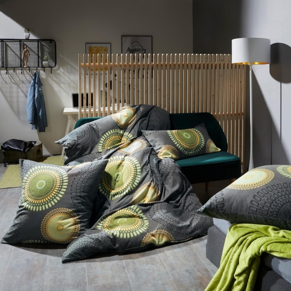 REDBEST Bettwäsche Bettwäsche, Biber, 2 teilig, Kreise Bild 4