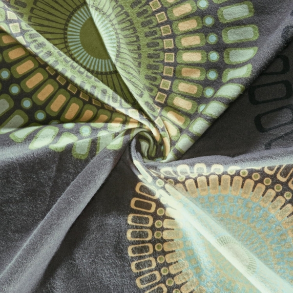 REDBEST Bettwäsche Bettwäsche, Biber, 2 teilig, Kreise Bild 7