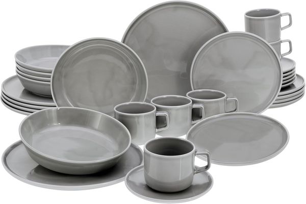 Chef Collection Grau, Kombiservice 30-tlg (mo)