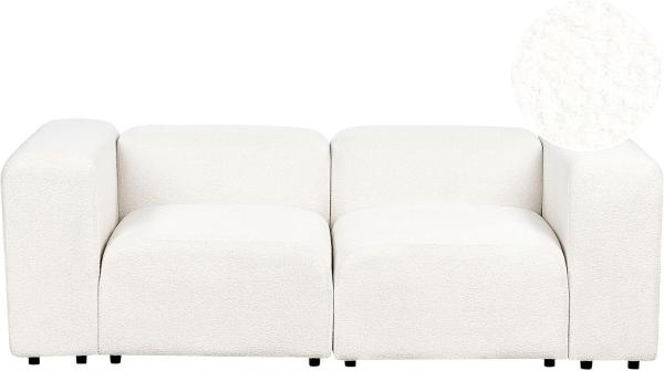 2-Sitzer Sofa Bouclé cremeweiß FALSTERBO