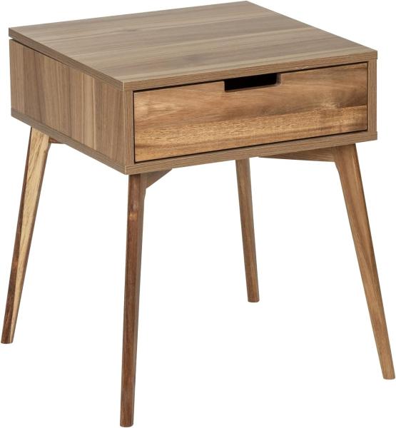 Wenko 50747800, Beistelltisch, Quadratische Form, 4 Bein(e), Holz