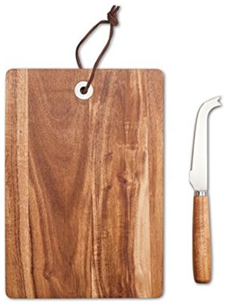 Käse- und Servierbrett, Holz Küchenzubehör - 24,5x17 cm, ZELLER