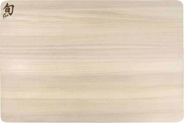 Kai Shun Schneidbrett Hinoki L, Küchenbrett, Schneideunterlage, Hinoki-Holz, 45. 7x30. 5 cm, DM-0817