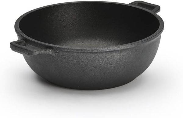 De Buyer Wok aus Gusseisen 20 cm